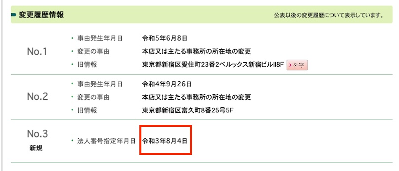 アドネス株式会社の登記情報