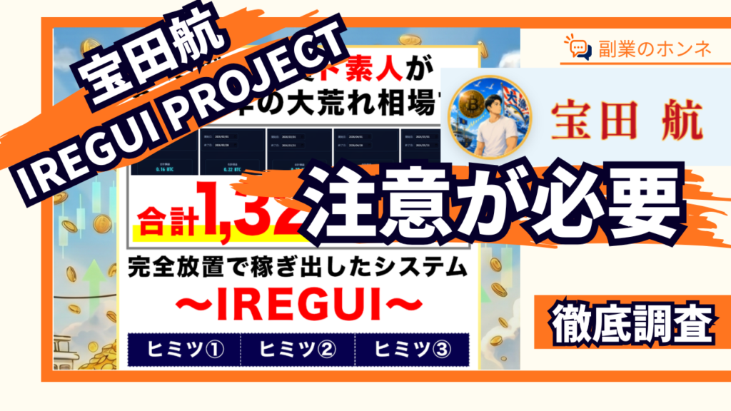 IREGUI PROJECTは詐欺の危険性があり注意が必要