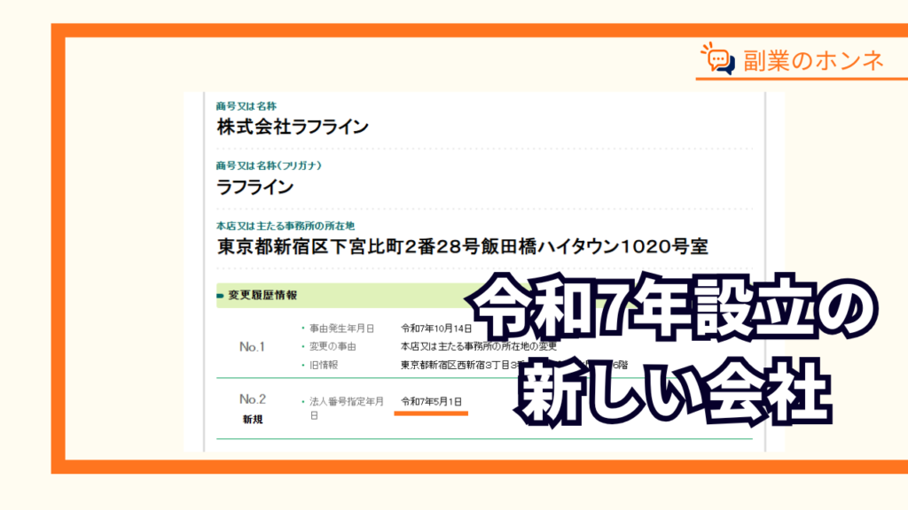 株式会社ラフラインの登記情報