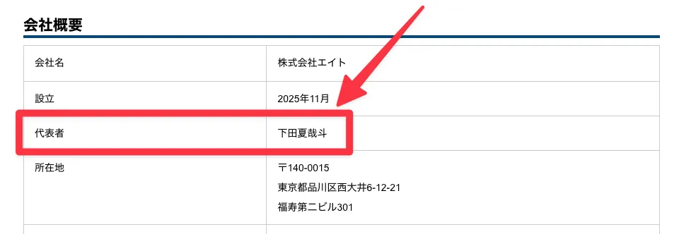 株式会社8の会社概要